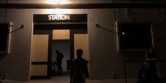Station-klubin sisäänkäynti.