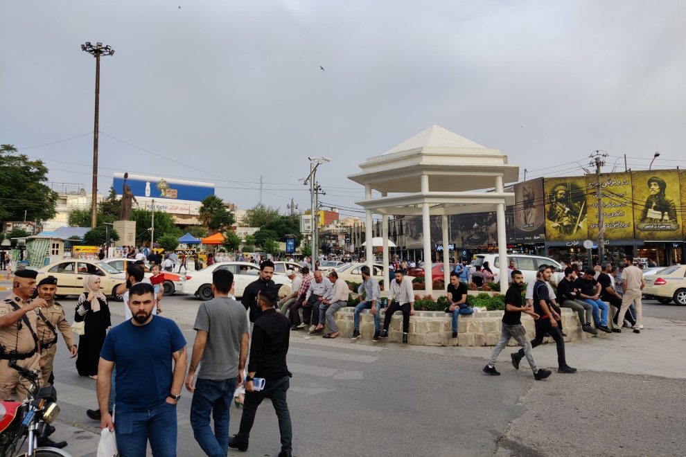 Saray-aukio Suleimaniassa toukokuussa 2023. Kuva: Miriam Huovila.